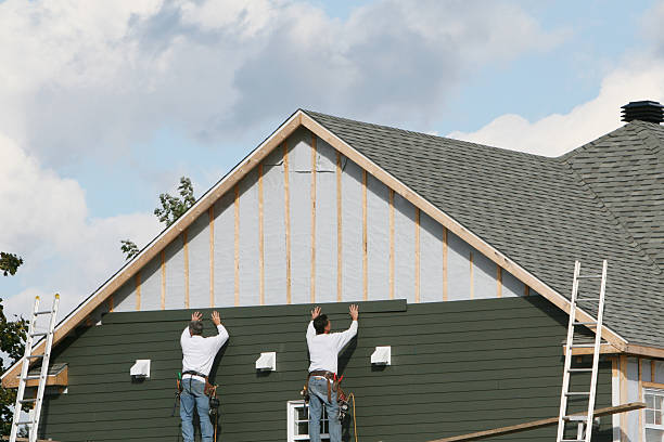 Professional Siding Installation technician working in Ardara, PA
